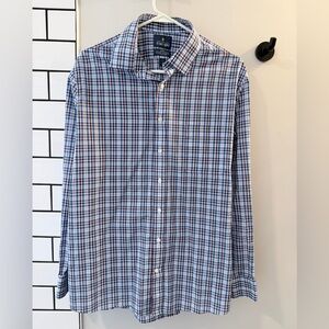 Stafford Men's Multicolor Plaid Button-Down Shirt